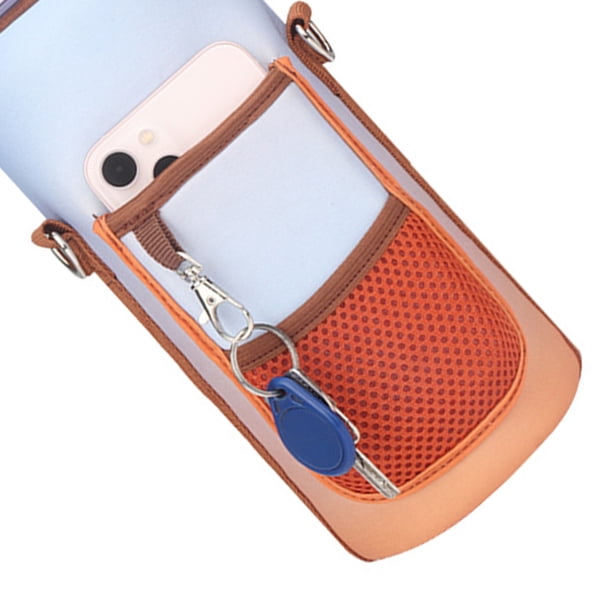Funda para botella de agua 2L Neopreno Crossbody Hervidor Portador Naranja JShteea Para Estrenar