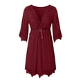 thumbnail image 4 of Women Sexy Foreign Advanced Sense Pure Desire For High Appearance Level Ice Silk Fun Home Nightdress, 4 of 5