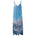 thumbnail image 4 of Water Splash Ripple Sleeveless Dress Women's Luxury Party Dress Birthday Dresses for Women, 4 of 7