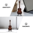 thumbnail image 3 of 1 Set Mini Guitar Decor Wooden Guitar Model Miniature Guitar Miniature Decoration, 3 of 8