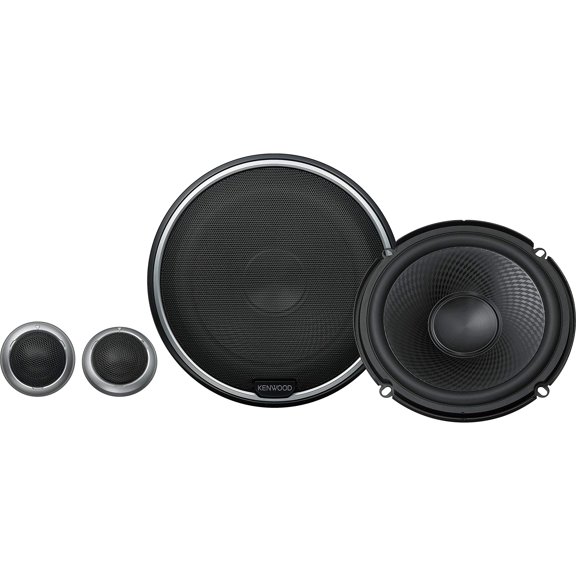 Altavoces componentes Kenwood KFC-P710PS de 280 W con rendimiento de 6.5 pulgadas