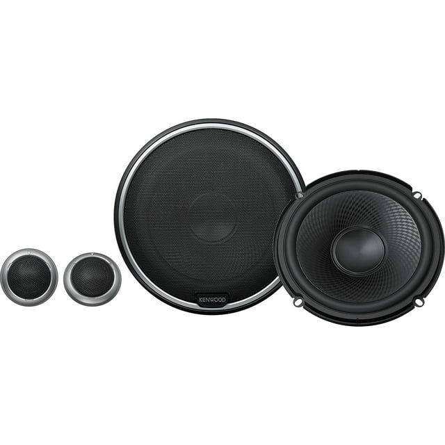 Altavoces componentes Kenwood KFC-P710PS de 280 W con rendimiento de 6.5 pulgadas