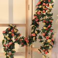 thumbnail image 3 of Rosas Artificiales Con 45 Cabezas Planta De Simulación Enredadera Accesorios De Fotografía De Bodas Para Tiendas Ventanas Restaurantes Fiestas sonducket HA043837-01, 3 of 6