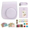 thumbnail image 2 of Mini Instant Camera Protective Bag PU Case with Album Filters Colorful Hanging Frames Stickers for Mini 12, 2 of 7