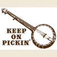 thumbnail image 3 of CafePress - Banjo Keep On Pickin' Light T Shirt - Men's Classic Graphic T-Shirt, 3 of 4