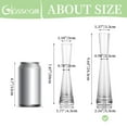thumbnail image 3 of Glasseam Glass Bud Vases in Bulk 9.64"Tall Clear Skinny Vases Set of 18 Small Single Flower Vase for Centerpiece, 3 of 8
