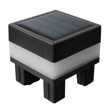 

Xewsqmlo 8pcs Waterproof Solar Pillar Light Garden Post Cap LED Fence Lamp (Warm Light)