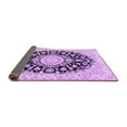 thumbnail image 2 of Ahgly Company Indoor Rectangle Medallion Purple Traditional Area Rugs, 8' x 10', 2 of 4