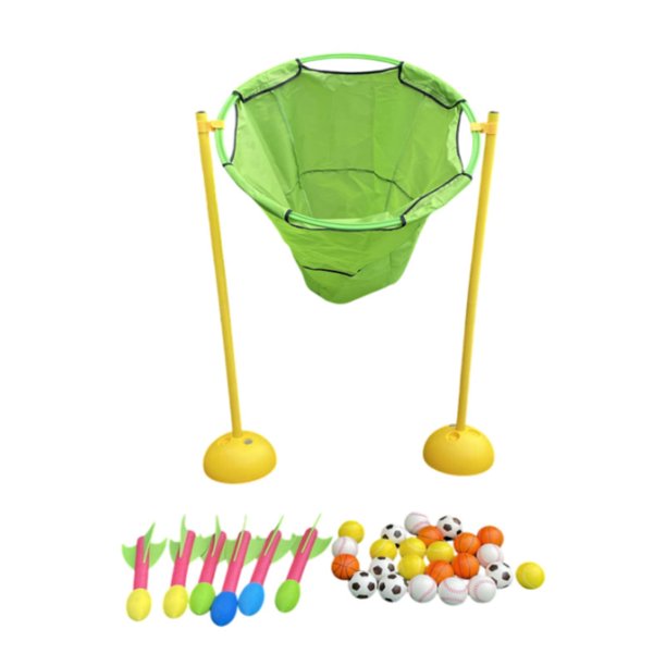 Bola lanzando aro Mini Hoop de baloncesto para niños durante 18 meses Niños verde