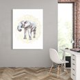 thumbnail image 2 of Éléphant sur Motif mandalas - Toile 36"x48 Pouces - Impression sur Demande, 2 of 5