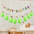 thumbnail image 5 of Ckraxd Easter Inflatable Eggs 50x32cm Hanging Decoration Plastic Spring Festival Festive Home Decor Ideal for Party Garden Living Room, 5 of 5
