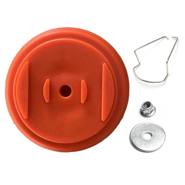 GLFILL 4Pcs Grass String Trimmer Gasket Plastic Cover Replacement Lawn Mower Saw Guard Block Fittings Garden Power Tool Accessoris Orange