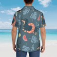 thumbnail image 6 of Goofa Watermelons Dachshunds Hawaiian Shirt for Men, Unisex Summer Beach Casual Short Sleeve Button Down Shirts,Aloha Tropical Floral print shirt-Medium, 6 of 9