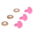 thumbnail image 3 of 100 piezas 14x18mm triángulo de seguridad Zulema DIY rosa Rosado Nariz del triángulo de la muñeca, 3 of 8