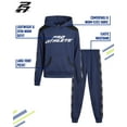 thumbnail image 4 of Pro Athlete Boys Sweatsuit Set - 2 Piece Soft Fleece Graphic Hoodies and Jogger Sweatpants (2T-16), 4 of 7