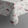 thumbnail image 5 of Pioneer Flower Floral Print Pattern Square Tablecloth, Waterproof Wipeable Spillproof Washable Table Cover for Home Kitchen Party and Daily Decor 42"x42", 5 of 6