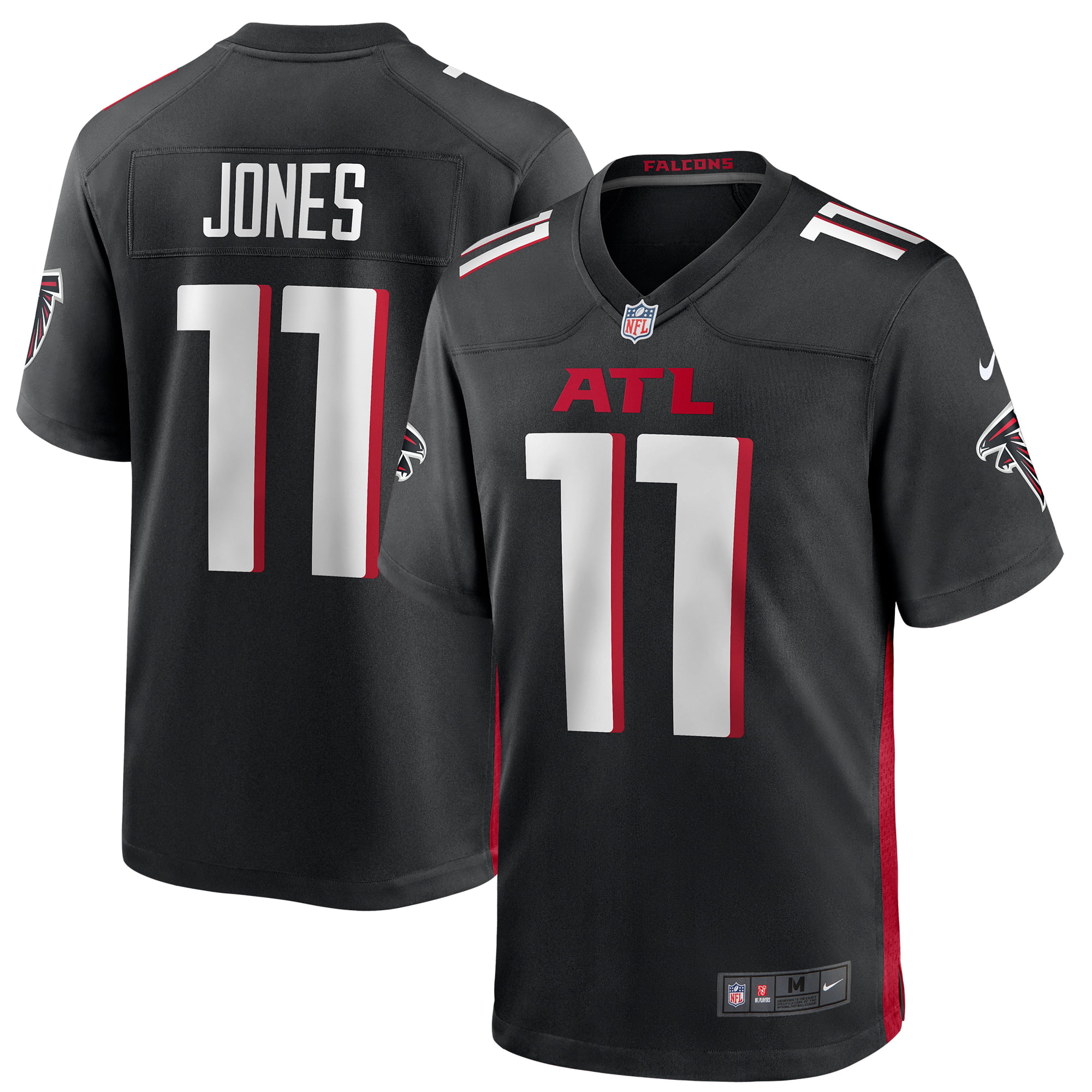 Julio Jones Atlanta Falcons Nike Game Player Jersey - Black - Walmart ...