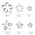 thumbnail image 4 of Cortadores de galletas de acero inoxidable 304, 12 Uds., flor encantadora y molde de gota de agua, herramientas para hornear gall HOMEMAXS 5751234-MX, 4 of 7