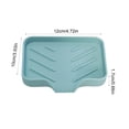thumbnail image 3 of Silicone Soap Dishes With Drains Spout Draining Sink Organizer Tray For Bathroom And Kitchen Sponges And Dispensers Antiskid And Dishwasher Safe, 3 of 6