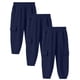 thumbnail image 2 of Odeerbi 3 Pack Boys Girls Cargo Joggers 4-14 Años, Pantalones de Sudador de Cintura Elástica Casual Con Bolsillos, 2 of 5