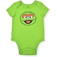 thumbnail image 2 of Sesame & Friends Elmo, Cookie Monster and Big Bird Boys 5 Pack Character Onesie, Infant, 2 of 6