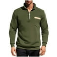thumbnail image 1 of Playeras Algodon Hombre Sudadera Con Capucha Y Cuello Alto Para Otoño E Invierno Para Hombre, Camiseta Informal De Moda, 1 of 3