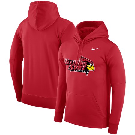 - Illinois State Redbirds Nike Logo Therma Performance Hoodie - Red