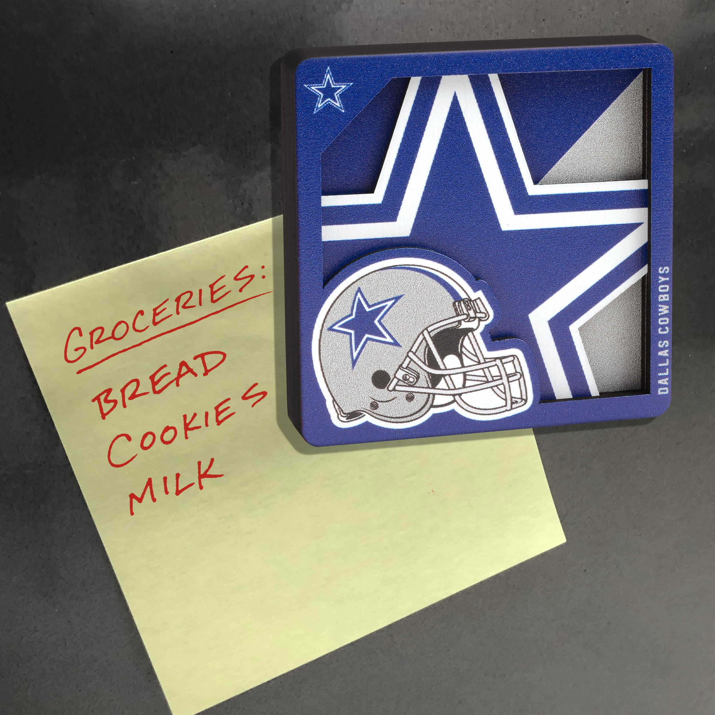 YouTheFan NFL Dallas Cowboys 3D Logo Series Magnet
