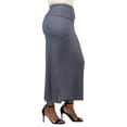 thumbnail image 6 of Plus Size Comfortable Foldover Maxi Skirt, 6 of 11