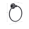 thumbnail image 2 of Better Homes & Gardens Holbrook Towel Ring, Bathroom Towel Holder in Oil Rubbed Bronze, 2 of 9