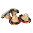 thumbnail image 1 of Mini sombreros de botella mini sombrero de paja de textura tejida 4 piezas decorativas para fiesta ANGGREK Otros, 1 of 8
