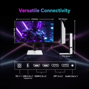 KTC H27T6 27 QHD 210Hz Gaming Monitor, 1440P Monitor with SpeakersFast IPS, 1ms, HDR400, FreeSync & G-Sync Compatible, VESA, Tilt & Swivel & Height Adjustable, 1440P, Black