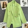 thumbnail image 3 of Colorful Small Suit Jacket Women‘s Spring and Autumn 2023 New Korean Style Internet Celebrity Elegant Small Casual Foreign Trade Cross-border, 3 of 7