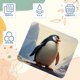thumbnail image 3 of Alfombrilla de ratón con diseño de pingüino, antideslizante, para escritorio de oficina, papel secante de tela Jiaji, para portátil, impermeable, para oficina y hogar., 3 of 7