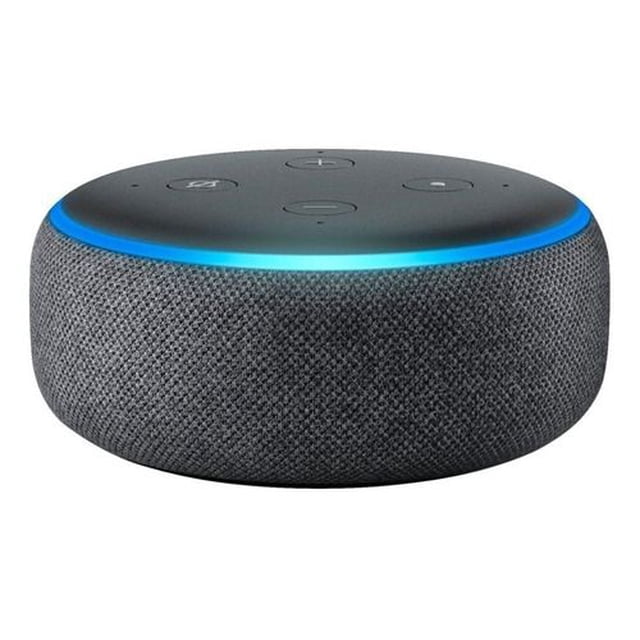 Bocina Echodot Alexa Echo Dot 3 Asistente virtual color negra carbon