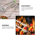 thumbnail image 5 of LEORX 1Set Professional Bbq Tong Silver Durable Multi-Function Grill Fork for Outdoor Barbecue, 5 of 5