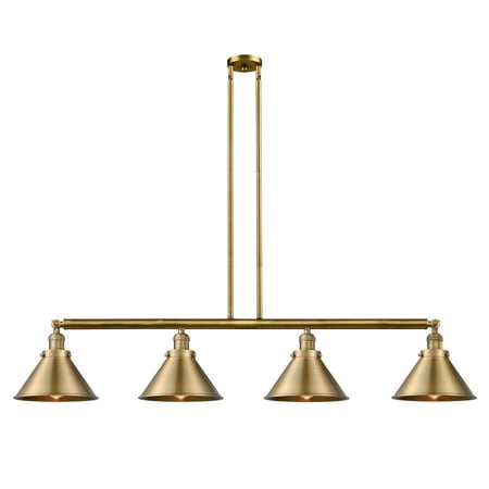 

Innovations Lighting 214 Briarcliff Briarcliff 4 Light 55 Wide Linear Chandelier - Brass