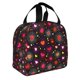 thumbnail image 2 of Fotbe Geometric Hearts Bolsa Térmica con Estampado y Forro de Aluminio Grueso Bolsa de Almuerzo con Bolsillo Frontal para Hombres y Mujeres, Ideal para Trabajo, Escuela, 2 of 8