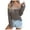 Khaki, variant on Women's Oversized Striped Sweater Casual Off The Shoulder Hollow Out Sweater Long Sleeve Loose Knit Pullover Jumper Tops