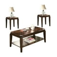 thumbnail image 2 of ACME Docila 3 Piece Wooden Coffee Table Set in Walnut, 2 of 2