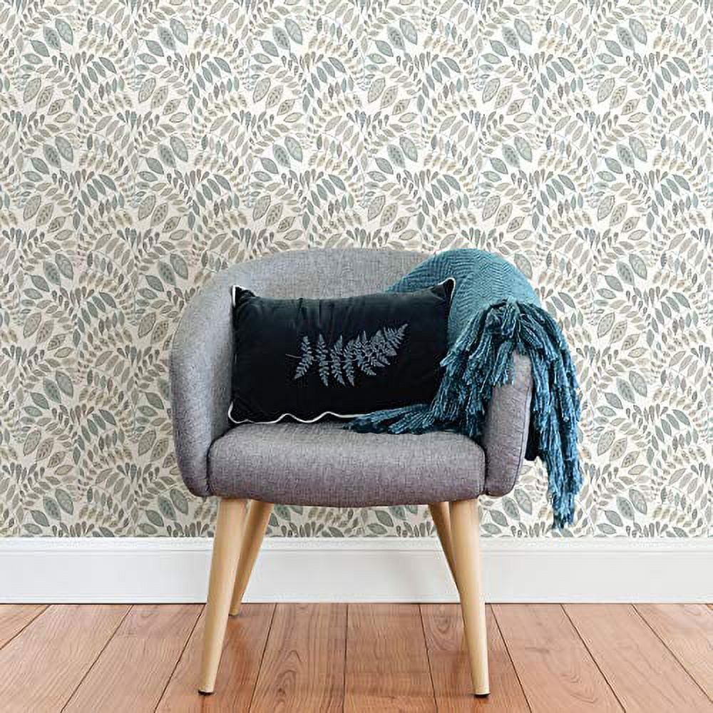 NuWallpaper Gustavus Vinyl Peel And Stick Wallpaper, 216-in by 20.5-in, 30.75 sq. ft.