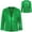 Green, variant on iiniim Kids Boys Girls Shiny Sequins Christmas Jacket Long Sleeve Latin Jazz Disco Dance Outerwear Coat Red 8