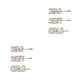 thumbnail image 1 of Vogacara Horquillas con letras brillantes para mujer Type1 NO1, 1 of 6