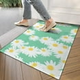 thumbnail image 4 of Green Daisy Flower Yellow Centers Pattern Door Rugs,Washable Non Slip Door Mats Indoor,Decorative Door Mats,Entry Mat Indoor for Entrance,Bedroom,Kitchen,Bathroom,17"x30", 4 of 6