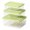 Green 1 Set, variant on KGJQ Refrigerator Storage Box, with Lid, Clear Stackable Food Container, Microwave Safe Odor Resistant Freshness Keeper, for Fridge Organization