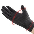 thumbnail image 3 of Gants pour Arthrite à Doigts Complets Gants de Compression Respirants Gants Infusés de Cuivre, 3 of 10