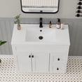 thumbnail image 3 of Eclife 36" Bathroom Vanity with Integrated Sink Top, Hand Painted, 3 of 12