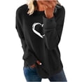 thumbnail image 2 of 2023 Mode Femme Chandail en Molleton 50 % de Réduction Liquidation Mode Femme Décontractée Imprimée Col Rond Blouse Manches Longues T-Shirt Pull Tops, 2 of 6