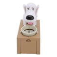thumbnail image 1 of Dog Money Box, Plastic Puppy Money Bank Cartoon  For Saving Money White Dog, 1 of 8
