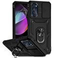 thumbnail image 4 of Estuche GANGXUN para Motorola Moto G 5G 2022, soporte giratorio 360°, estilo mecánico y magnético, 4 of 5